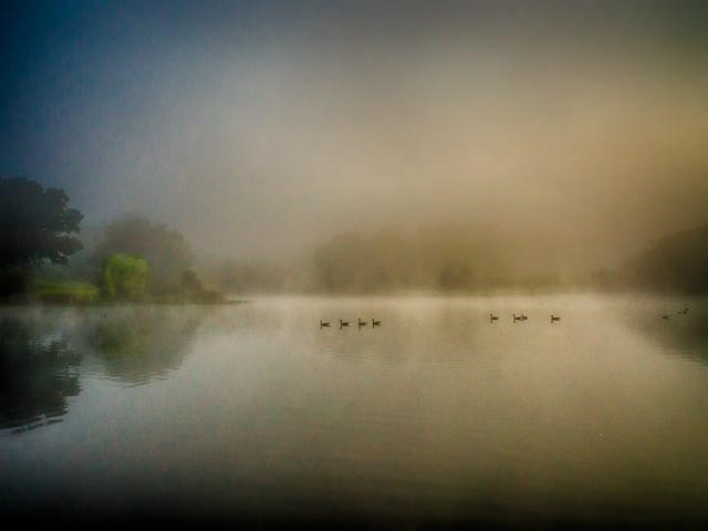 Image of Fog and Mist at Long Run Lake by Robert Morris from Louisville